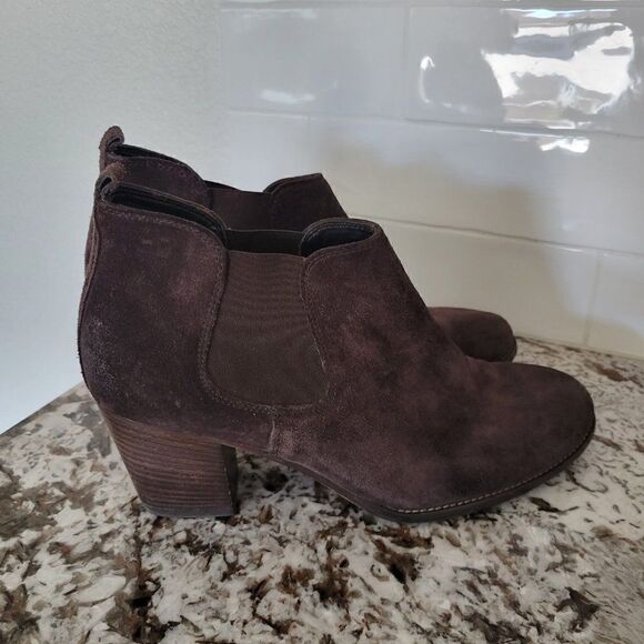 Paul Green Suede Ankle Boots size  7.5 - Picture 2 of 7